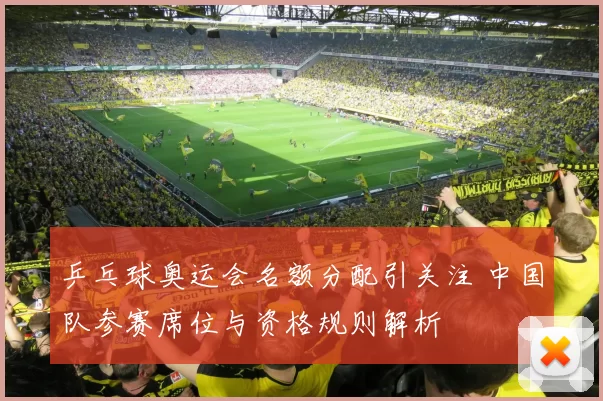 乒乓球奥运会名额分配引关注 中国队参赛席位与资格规则解析